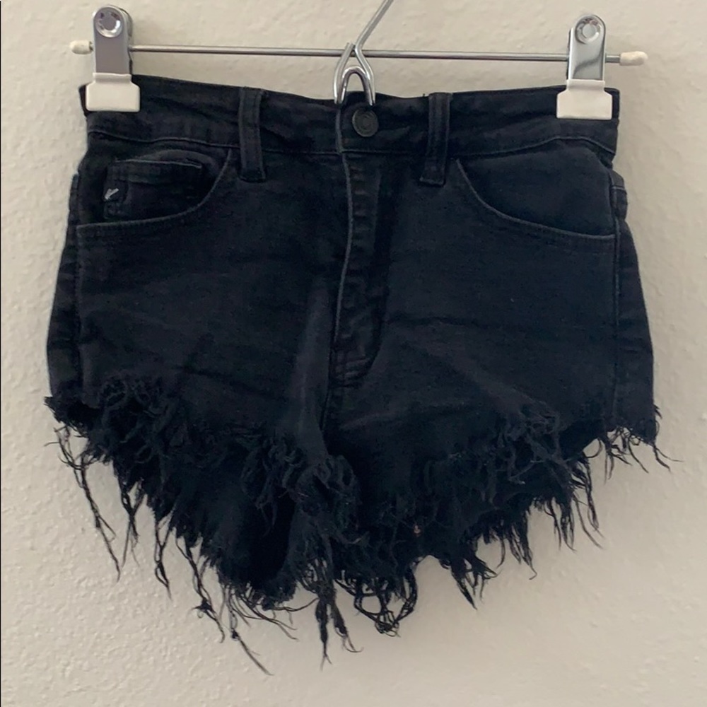 KanCan Black Jean Shorts